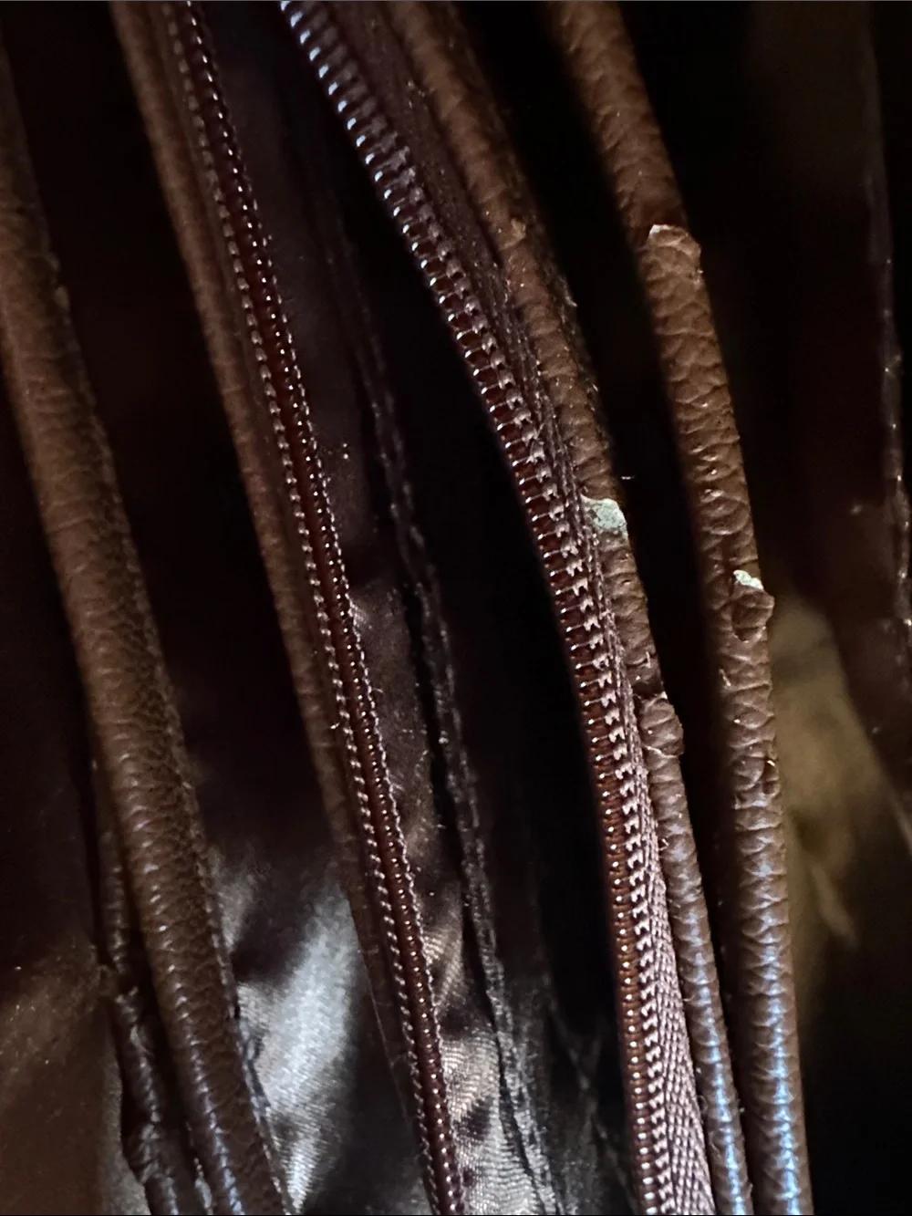 Joy & Iman Caramel Brown Dome Satchel Handbag